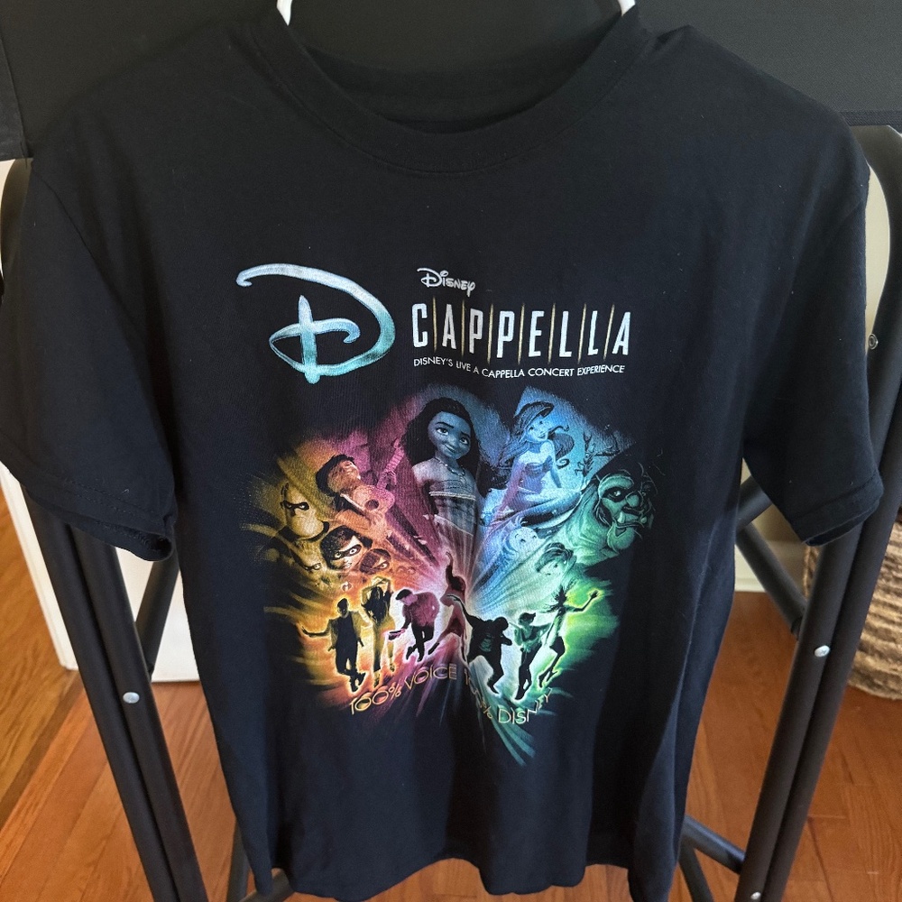 Disney Dcappella Official Concert Tour T shirt